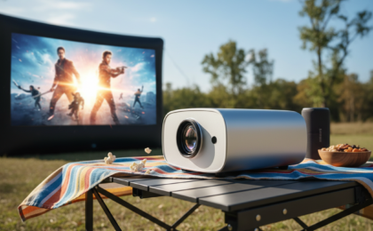 portable projector outdoor performance