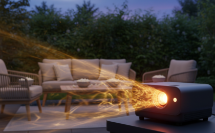 portable projector overheating outdoors