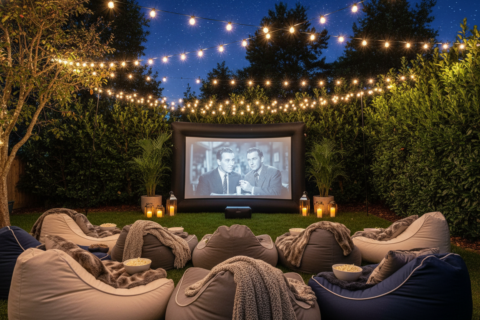 backyard cinema decor ideas
